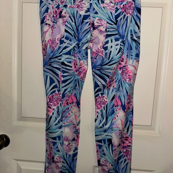 NWT Lilly Pulitzer Kelly knit skinny ankle pants Mr. Peacock B tweethearts 8 - Picture 10 of 12
